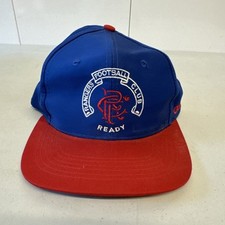 Rare Glasgow Rangers FC Vintage Adidas Hat Cap Soccer Football Blue Scotland