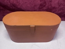 Dyson Airwrap Styler Brown Leather Case, Hard Storage Travel Box