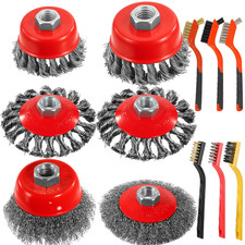 4 1/2" Wire Wheel for Angle Grinder Wire Brush for Grinder - 4 Inch 3 Inch ...