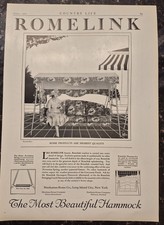 Romelink Hammocks 4 print ads Country Life 1919-1921
