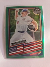 2026 Panini USA Baseball Stars & Stripes - Camden Boehm #42 Green