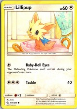 Lillipup 174/236 Near Mint Common Cosmic Eclipse Pokemon