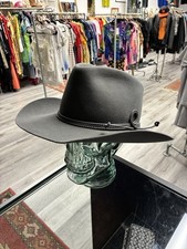 Resistol Granite Gray H4452 Chaparral Western Oval Cowboy Hat Size 7 1/2