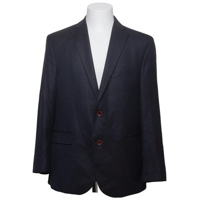 Bäumler, Blazer, Größe: 50, Blau, Viskose, Fischgräte, Tweed, Herren #coK