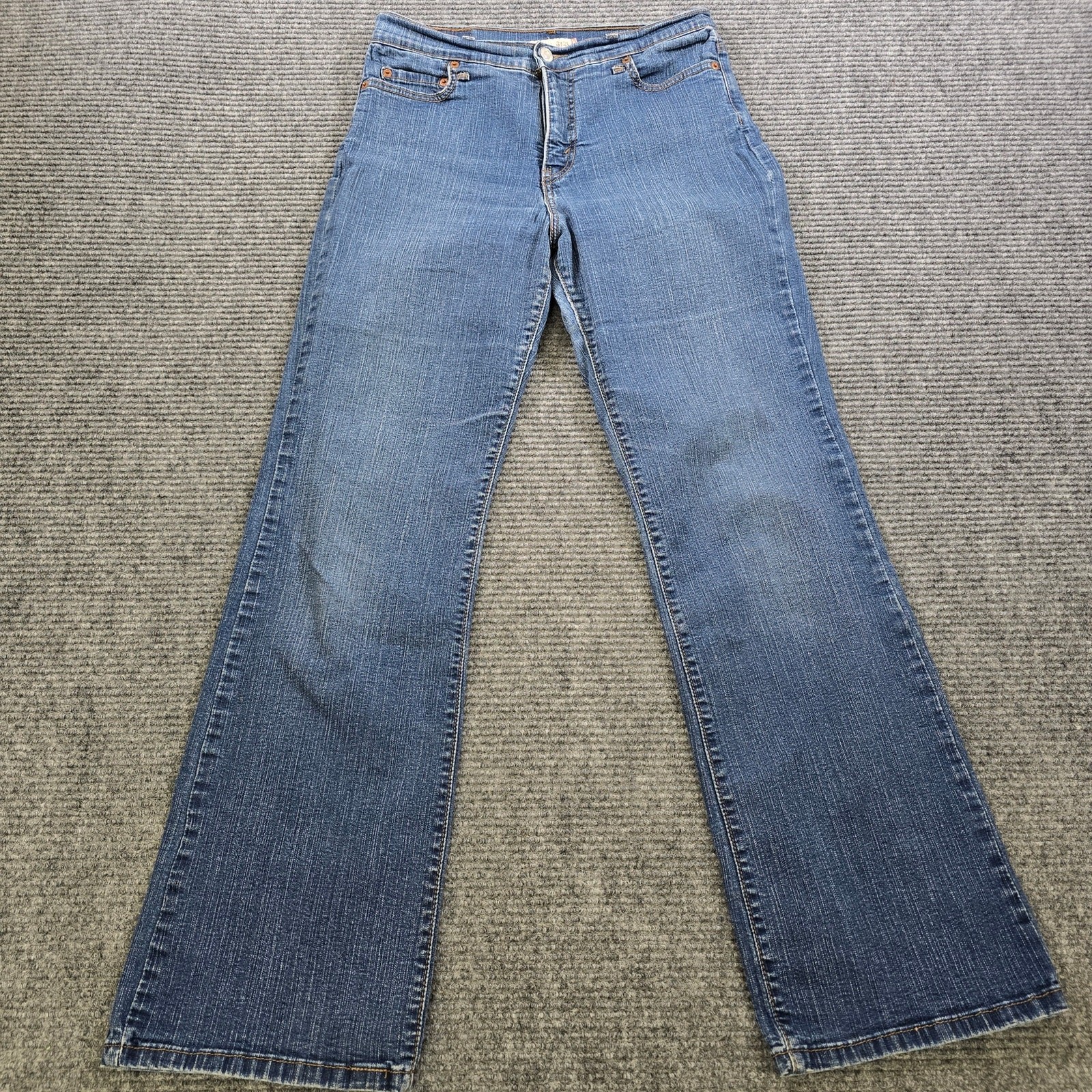 Levi’s 512 Perfectly Slimming Jeans Womens 28x32  Blue Bootcut Stretch Y2K
