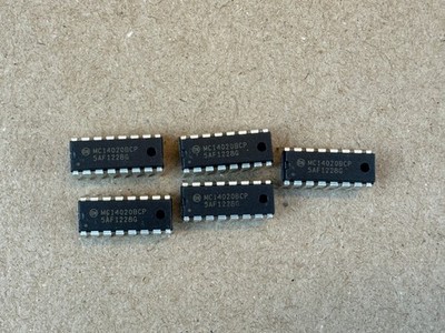Lot of 5 New Onsemi MC14020BCP IC Chips Guaranteed USA SOURCE (Qty)