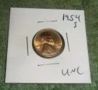 JB RFM 86463 Lincoln Wheat Cent 1954 S UNC Condition