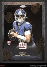 2025 Topps Chrome Fortune 15 #F1523 Jaxson Dart RC ROOKIE NEW YORK GIANTS