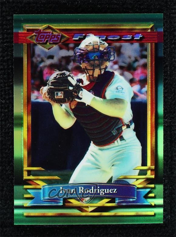 1994 Topps Finest Refractor Ivan Rodriguez #126 HOF 04b0