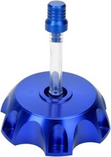 Cnc Aluminum Gas Fuel Tank Cover Cap With Breather Valve For 50cc Color Blue Cnc Aluminum Gas Fuel Tank Cover Cap With Breather Valve For 50cc Color Blue