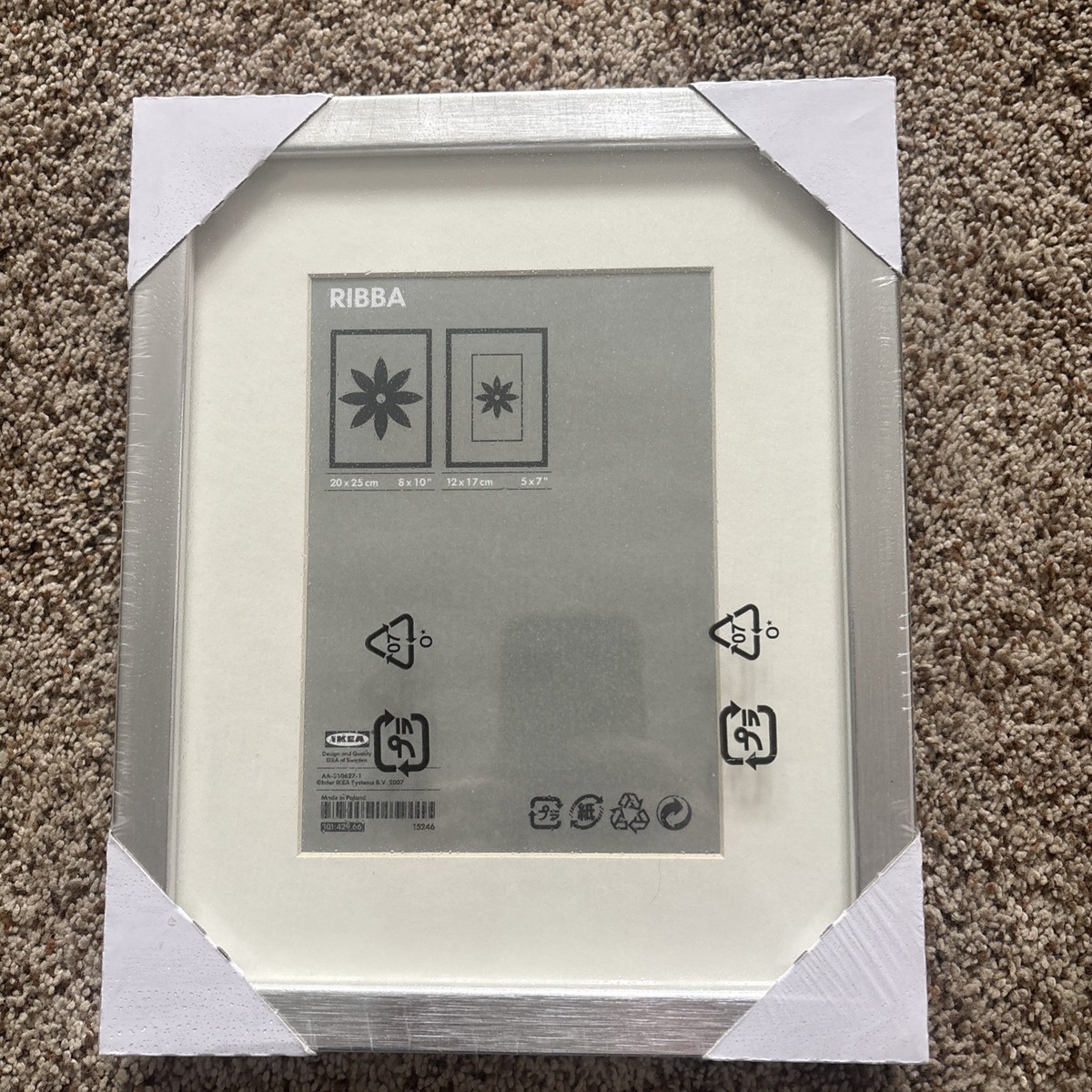 NIB IKEA Silver Ribba Picture Frame | eBay