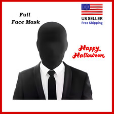 Full Face Mask Cover Faceless Skin Masks Halloween Cosplay Spandex Hood USA 3Pcs