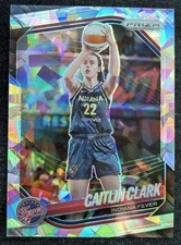2025 PRISM WNBA CAITLIN CLARK HOLO CRACKED ICE PRIZM CARN NO. 22 INDIANA FEVER