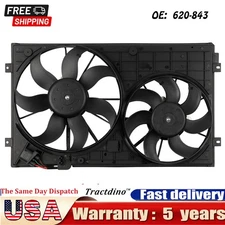 Engine Radiator Condenser Cooling Assembly Dual Fan For Volkswagen Jetta 05-18
