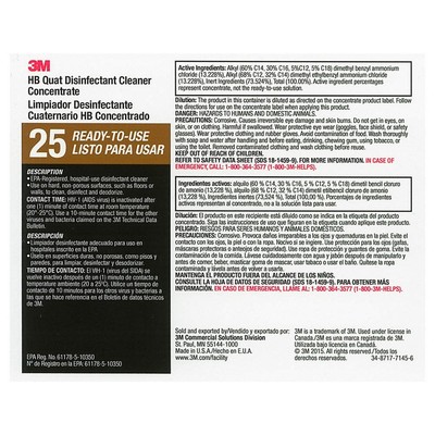 TOLCO 340425 Secondary Bottle Label,Gloss Paper,PK12 5YR50