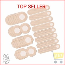 Janmercy 200 Pcs Nipple Breast Covers 100 Pairs Nipple Pasties Disposable Nipple