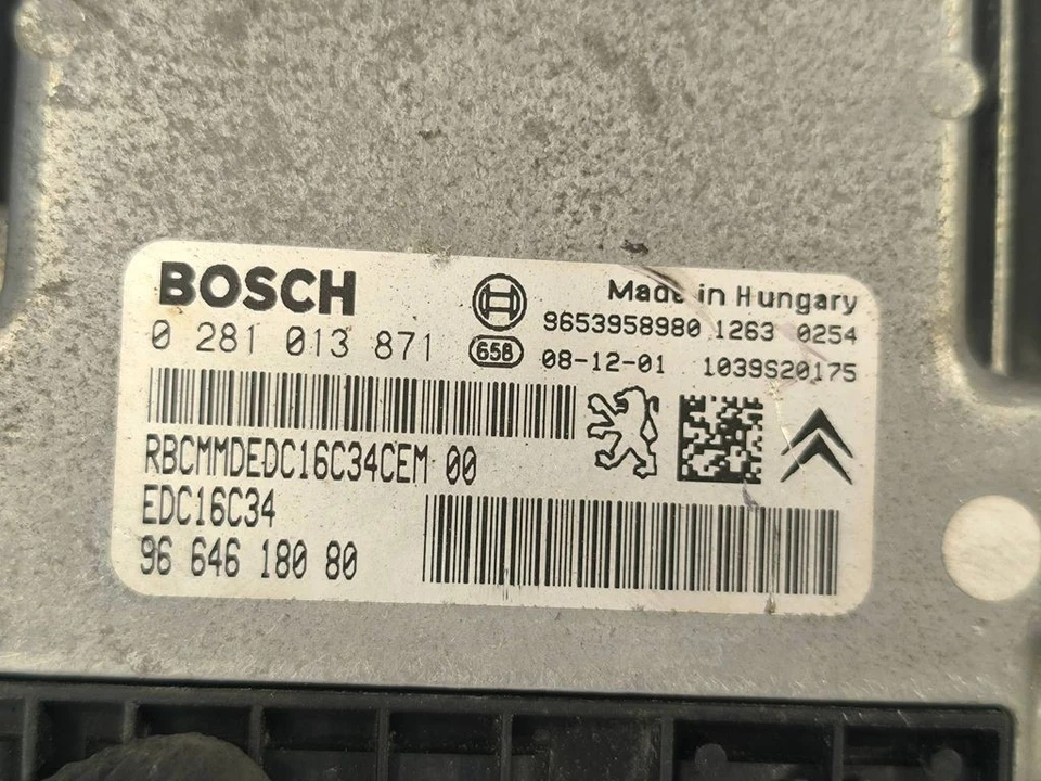 Centralina motore Peugeot 207 CC 2008 -modulo 9653958980 SVM2458 - Immagine 4 di 4