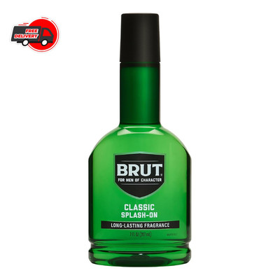 Brut Splash-On Original Fragrance - Bold, Masculine Cologne for Men - 7 oz