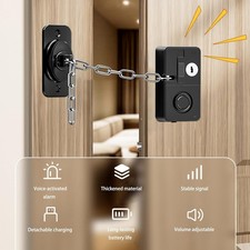 Compact Door Chain Alarm with Fast Charging Suitable for Travel  Child Safety