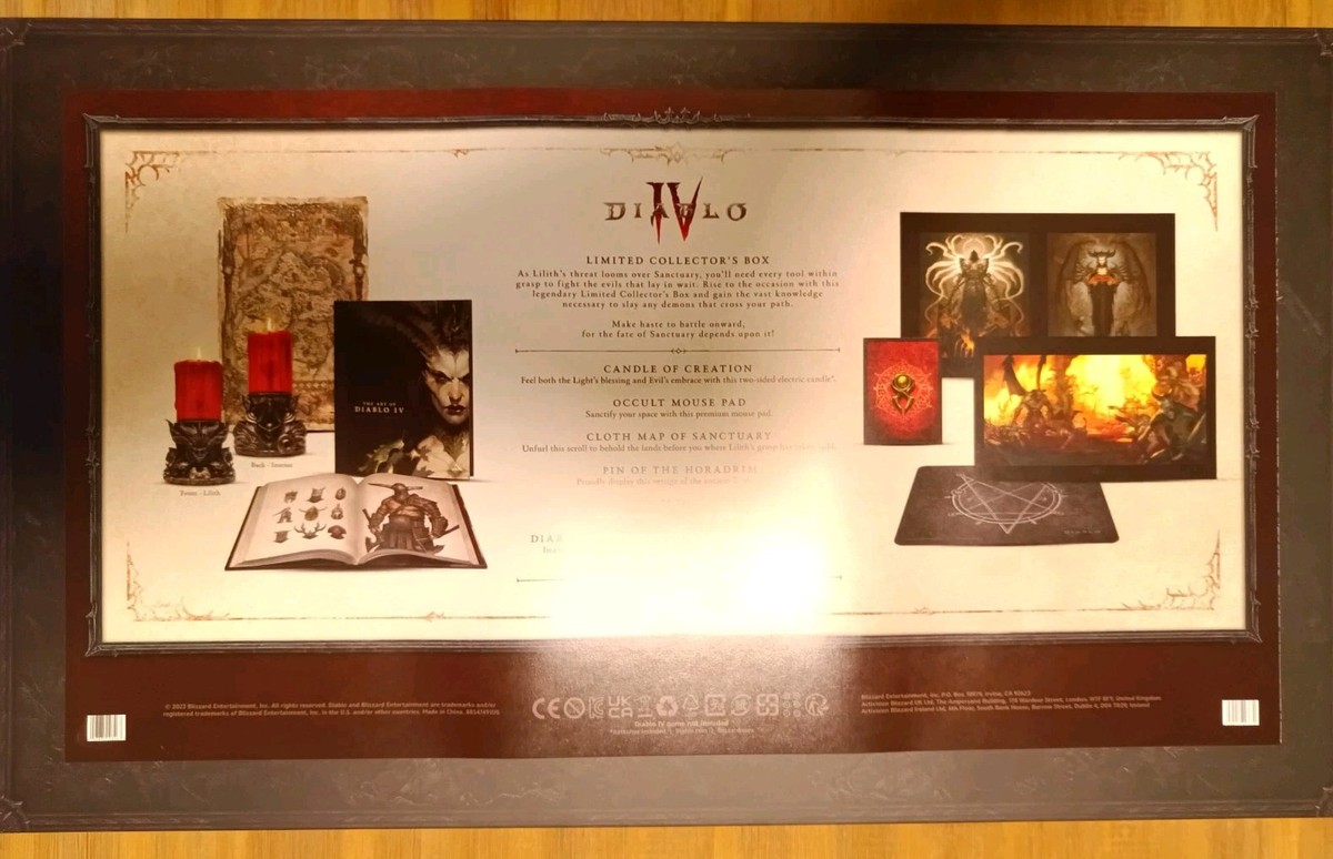 Diablo IV 4 Limited Collectors Box | Brand New | eBay