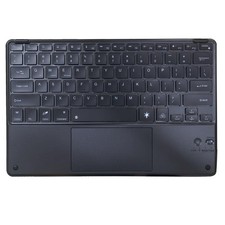 Ultra-Slim Bluetooth Keyboard with Touchpad, Portable Wireless Keyboard, Rech...