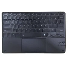 Ultra-Slim Bluetooth Keyboard with Touchpad, Portable Wireless Keyboard, Rech...
