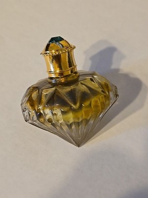 Faberge Grace De Monaco Perfume with Green Jewel Top - Miniature Bottle