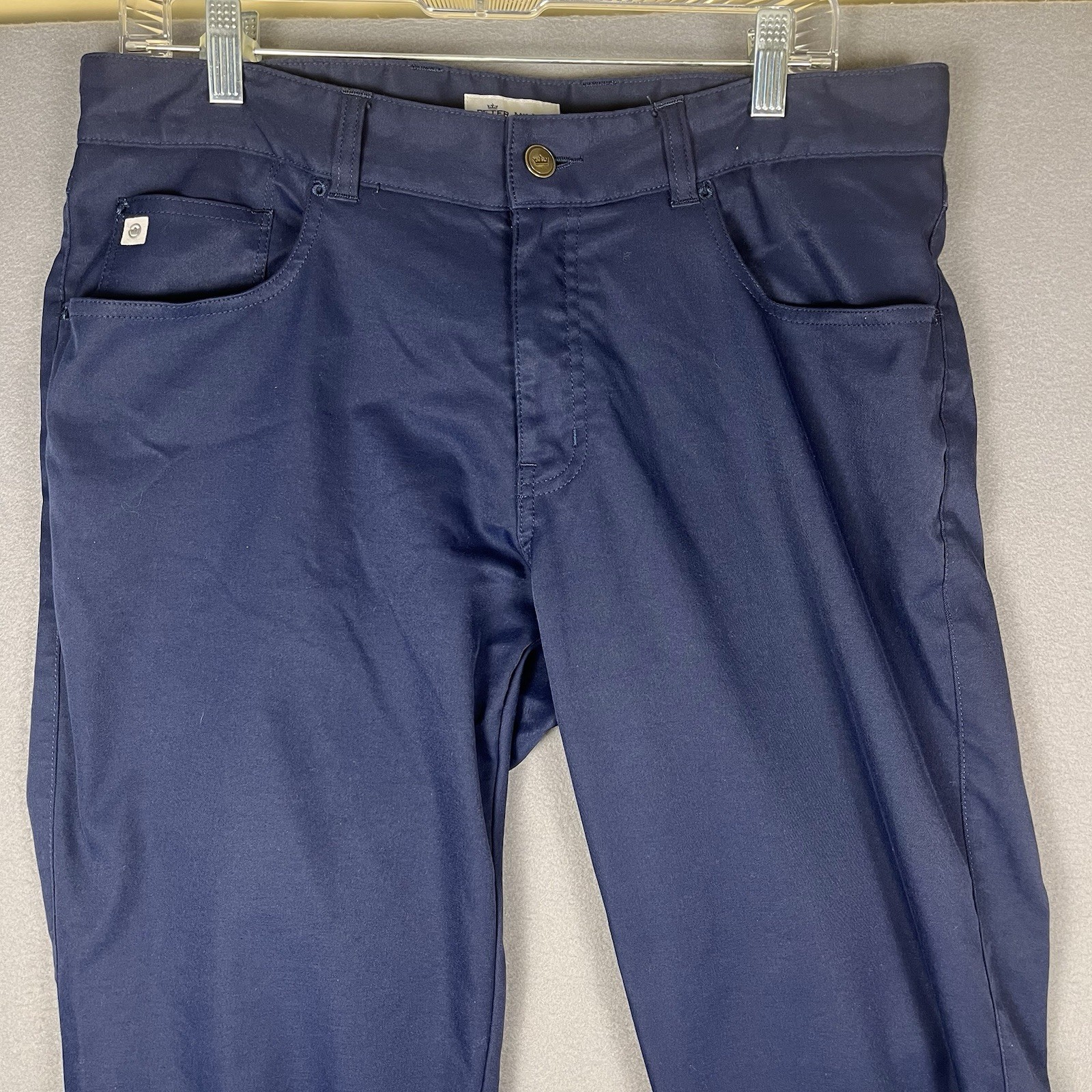 PETER MILLAR Navy Performance Five-Pocket Golf Pa… - image 1