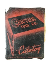 Vintage Machine Shop Tool Catalog No. 49 - Center Tool Co. New York 1954
