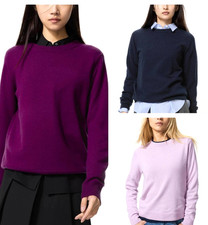 UNIQLO Cashmere Crew Neck Sweater 3 Color 479160 Women's Size XS-3XL 2025 Autumn