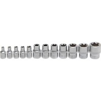 "Bgs SteckschlüSsel-Einsatz-Satz E-Profil Antrieb Innenvierkant 6,3 Mm (1/4\") / 1"