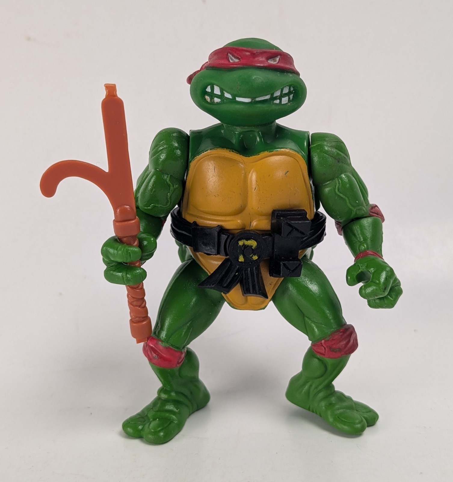1988 Teenage Mutant Ninja Turtles TMNT Raph Raphael Soft Head Action Figure