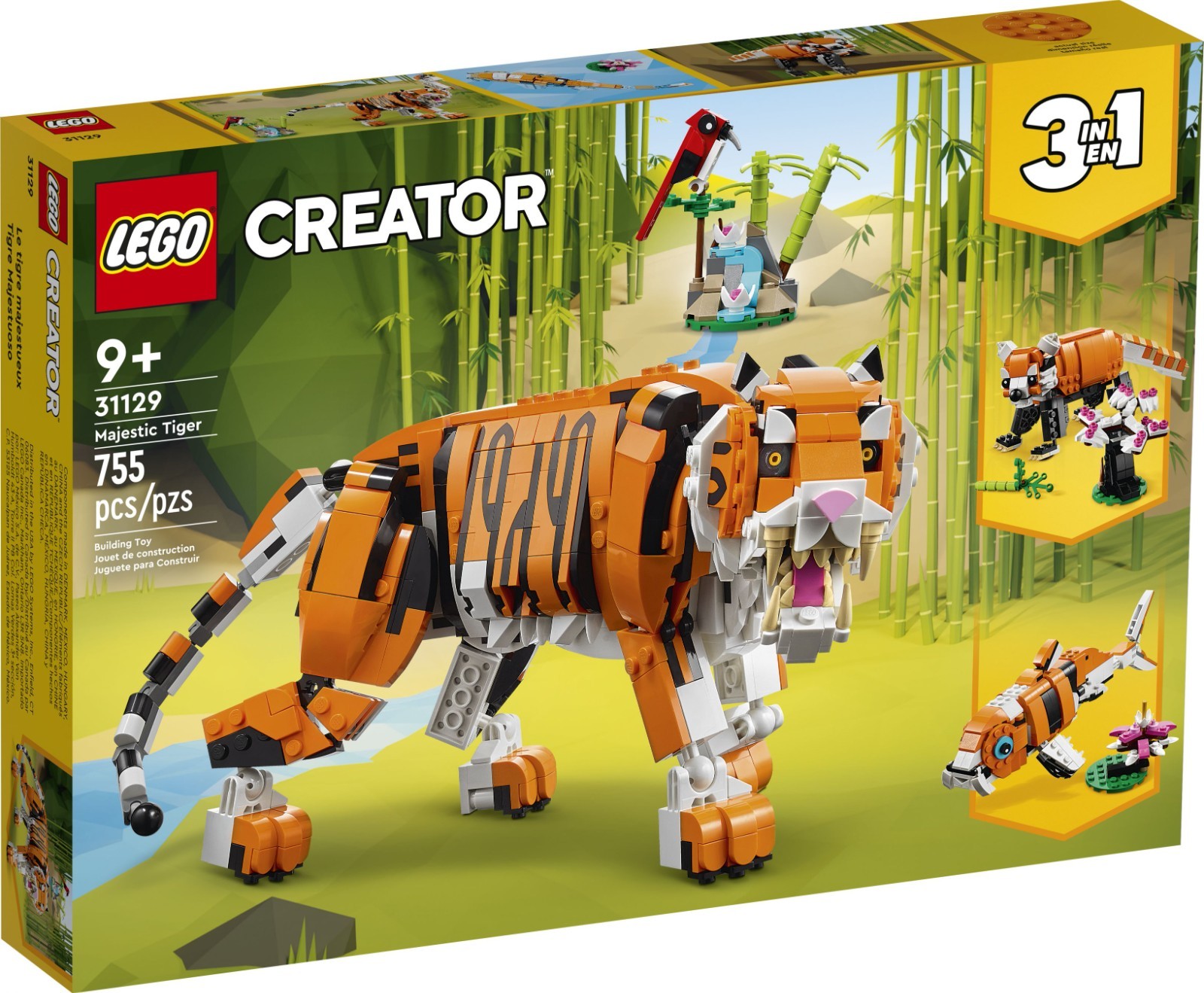 LEGO Creator 31129 Majestätischer Tiger / Majestic Tiger - 3 in 1 - Neu & OVP