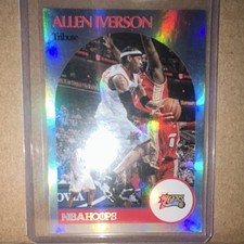 Panini 2020-21 NBA Hoops Allen Iverson #266 Hoops Tribute Philadelphia 76ers