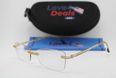 NEW SWISSFLEX YL BLK YELLOW BLACK AUTHENTIC EYEGLASSES 53-18