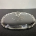 PYREX Corning Ware Glass Oval Replacement Lid DC 1 1/2 C Clear DC 1.5 C
