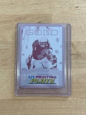 Grayson McCall 2025 Leaf Eclectic Signature Series Football 1/1 Printing Plate