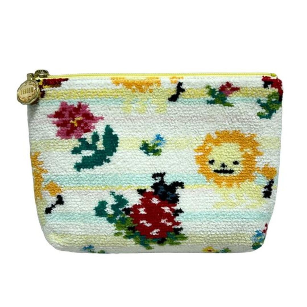 Feiler Pouch - White Yellow Multi Barneys Newyork… - image 1