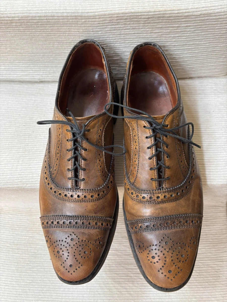 Allen Edmonds Strand Walnut Cap Toe Medallion Oxford Dress  display picture 1