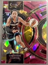 2024 Panini WNBA Select Chennedy Carter Premier #199 Pink Ice Chicago Sky