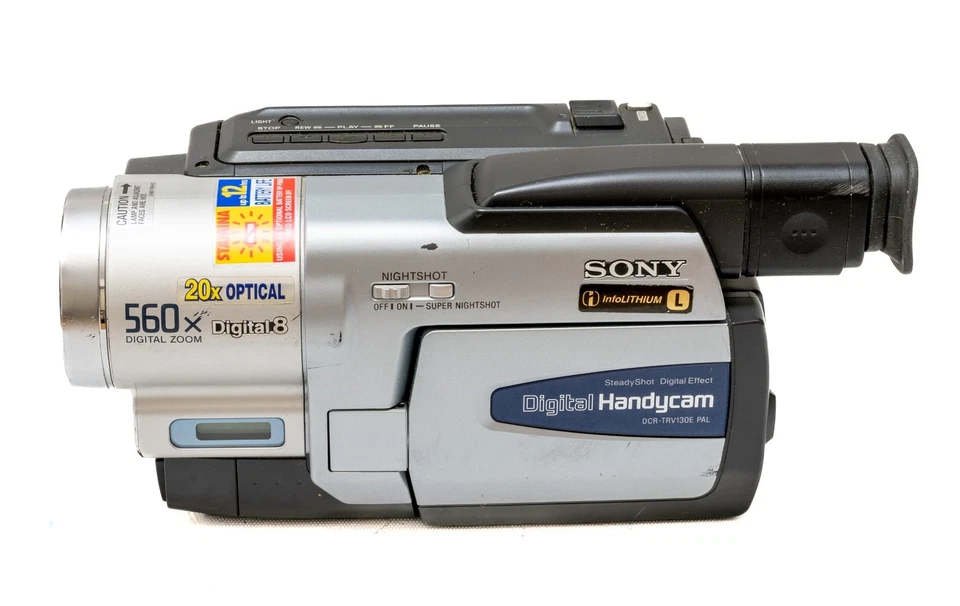 Camescope Sony Handycam Vision DCR-TRV130E PAL Digital8 Video Camera - Photo 3/4