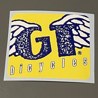 GT Bicycles Aufkleber Gelb / Blau