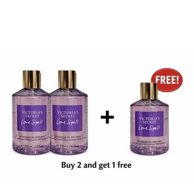 Victoria Secret NEW Love Spell Fragrance Body Wash. 2 UNIT AND 1 FREE......