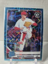 2019 Panini Donruss Optic Teal Velocity /35 Griffin Canning RC #90