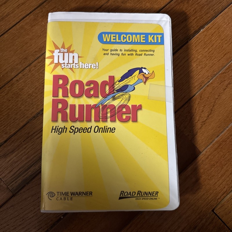 ROAD RUNNER HIGH SPEED ONLINE WELCOME KIT IN SEALED PACKAGE TIME WARNER CABLE