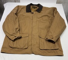 Timberland Canvas Barn Chore Coat Jacket Men s XXL BROWN Insulated Collared