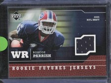 2005 Upper Roscoe Parish Rookie RC Futures Jersey Relic Card