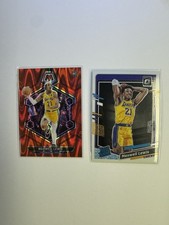 Panini Maxwell Lewis Rookie Los Angeles Lakers Prizm/Donruss Optic 2 Card Lot