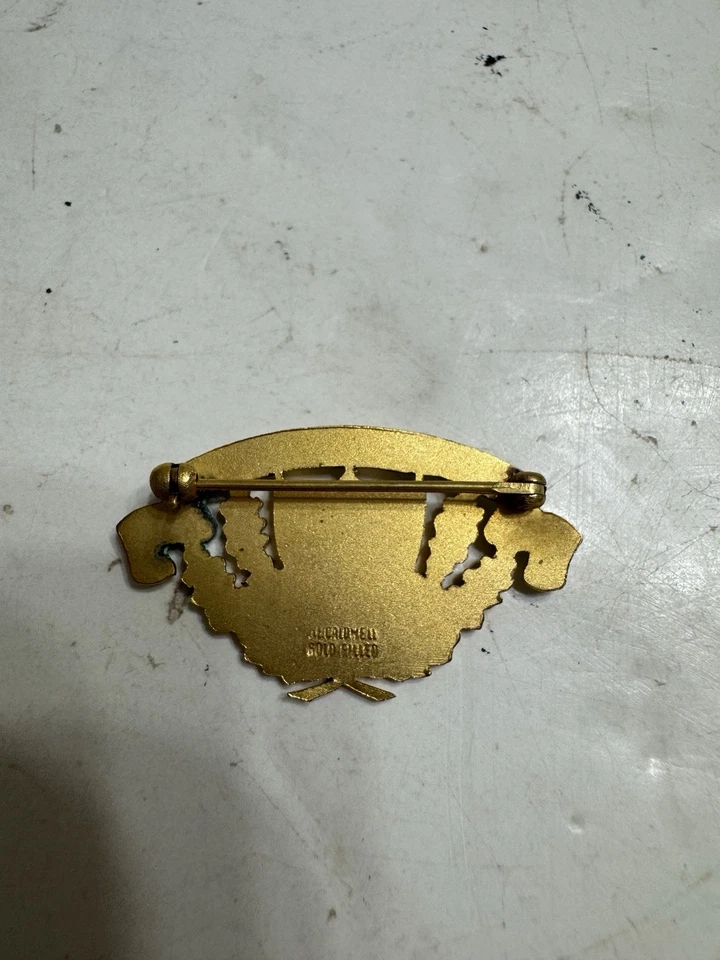 Daughters Of The American Colonists DAC Ex-Chapter  Regent Pin, Gold Filled - Image 4 of 4