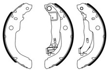 Mâchoire de frein Peugeot 208